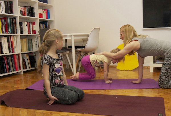 joga z dziećmi