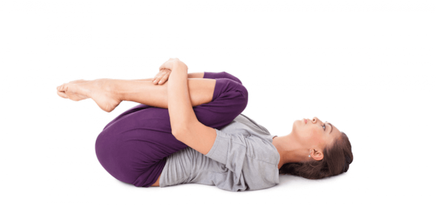 Pavanamukthasana (Pozycja Uwalniająca Wiatr) wzmacnianie mięśni brzucha